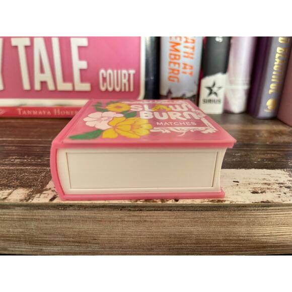 Match Storage Box Book Themed "Slow Burn" Matchbox | Candles | Book Decor - Picture 7 of 7